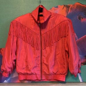 VINTAGE 100% Silk Windbreaker in Excellent Condition